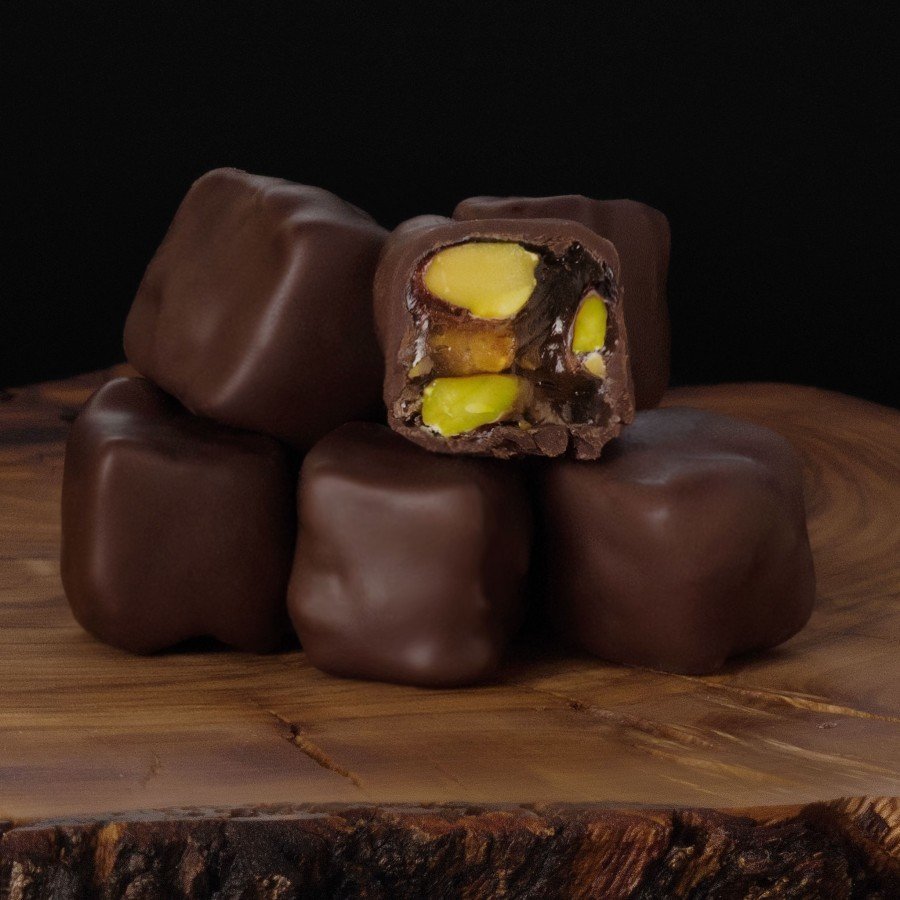 Keçecizade Çikolata kaplı fıstıklı lokum 385GR